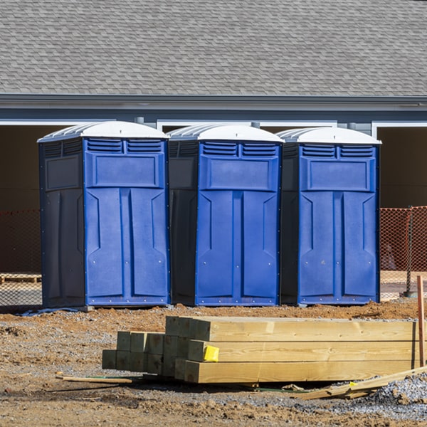 are there any restrictions on what items can be disposed of in the portable restrooms in Sperry IA